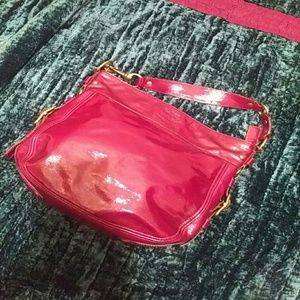 Coach Plum Patent Hobo